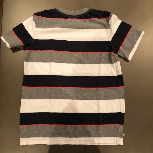 Youth medium front pocket striped tee - Picture 2 of 2